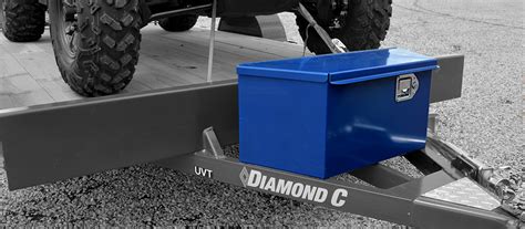 utility trailer steel storage boxes|cargo box for utility trailer.